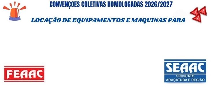 Convenções Coletivas Assinadas 2026/2027