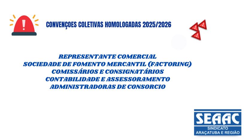 Convenções Coletivas Assinadas 2025/2026